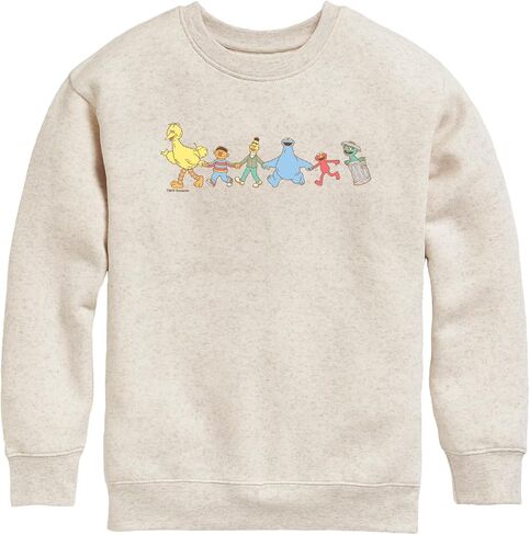 HYBRID APPAREL - Sesame Steet Group - Youth Boys Crew Fleece Sweatshirt in Saudi Arabia