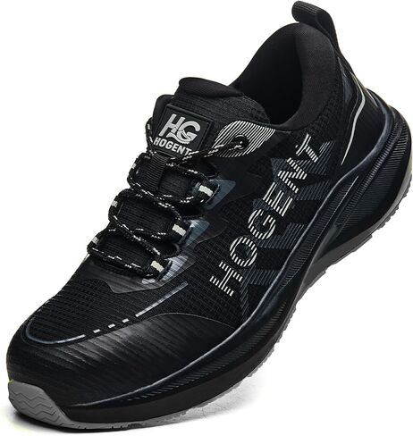 Hogent Steel Toe Shoes for Men Women - Non Slip Work Shoes Women - Puncture & Lightweight Safety Sneakers for Construction Utility in Kuwait