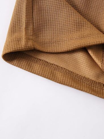 Boys 4 Piece Summer Clothes Waffle Texture Button-Down Shirt and Shorts Beach Vacation Outfit for Kids 3-12Years in Saudi Arabia