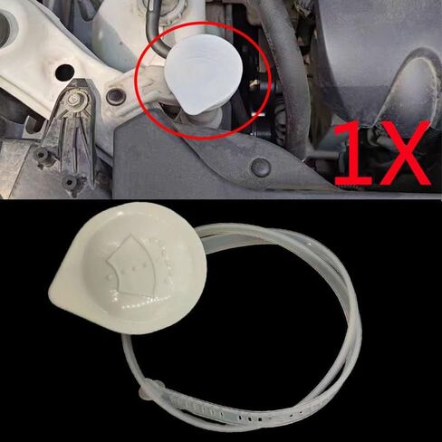 1X Car Front Windshield Wiper Washer Fluid Reservoir Tank Bottle Cap Lid For Mitsubishi FOR Outlander FOR Lancer 8260A334 in Saudi Arabia