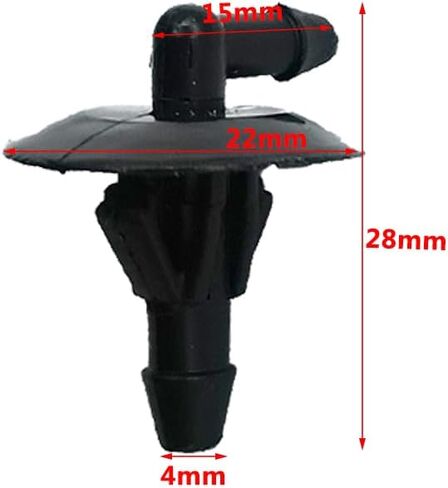 2PC For Mercedes-Benz Sprinter 2002-2018 Windshield Washer Hose Connector 5125061AA in Kuwait