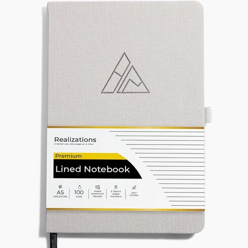 دفاتر يومية مع حامل قلم | دفتر مسطر | مجلة دفتر ملاحظات مكونة من 222 صفحة مع ورق 100 جرام في المتر المربع | دفاتر يومية للعمل in Kuwait