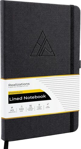 Journaling Notebooks with Pen Holder | Lined Notebook | 222 Pages Notebook Journal with 100 GSM Paper | Journal Notebooks for Work in Kuwait