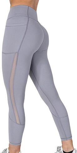 Yoga Leggings for Women High Waisted Soft Butt Lift Leggings Tummy Control Pants Athletic Gym Workout Pants Activewear in Saudi Arabia