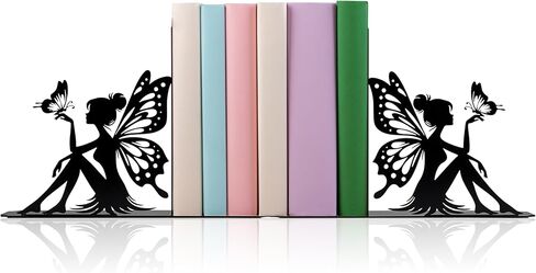 نهايات كتب لطيفة للأرفف المزخرفة - تصميم ساحر على شكل خرافية وفراشات - مساند كتب زخرفية فريدة للمنزل والمكتب والمكتبة لمحبي الكتب in Saudi Arabia