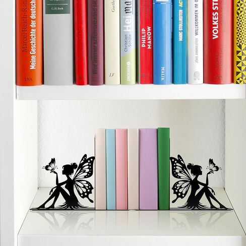 نهايات كتب لطيفة للأرفف المزخرفة - تصميم ساحر على شكل خرافية وفراشات - مساند كتب زخرفية فريدة للمنزل والمكتب والمكتبة لمحبي الكتب in Saudi Arabia