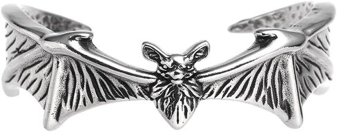 YWMAN Bat Cuff Bracelet for Men, Stainless Steel Bat Wing Bangle Bracelet, Gothic Halloween Goth Jewelry‌ in Saudi Arabia