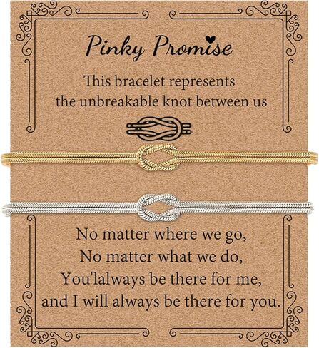 أساور مطابقة لعقدة الحب للأزواج، مجموعة أساور للأزواج من Infinity Soulmate وعد لها، هدية مجوهرات علاقة قابلة للتعديل لصديقها وصديقتها in Kuwait