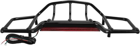 TCT-MT Luggage Rack with LED Light Fit for Harley Air Wing Trunk Touring FLH FLHX FLHR FLTR 1993-2013 Electra Glide Classic FLHTC Black 12 in Saudi Arabia