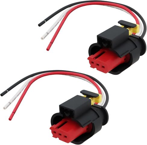 2Pcs 3-Pin Car Ignition Coil Connector Plug Wiring Harness 71752816 Compatible with Alfa Compatible with Fiat in Saudi Arabia