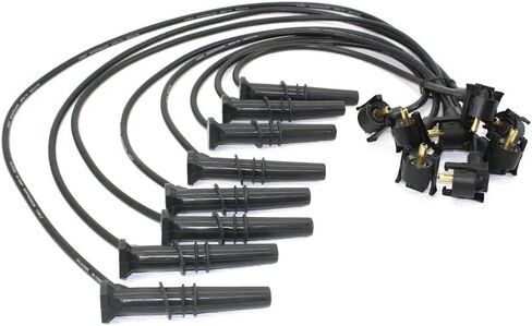 Rareelectrical New Spark Plug Wire Compatible With Ford Lincoln Mercury F-150 Xlt 8 Cyl 4.6L F-150 Base 8 Cyl 4.6L E-150 Econoline Base 8 Cyl 4.6L F-250 Lariat 8 Cyl 4.6L 1996-1999 By F8pz12259la in Saudi Arabia