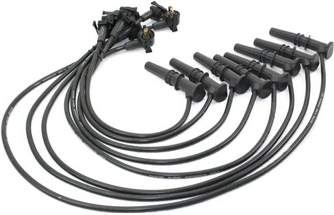 Rareelectrical New Spark Plug Wire Compatible With Ford Lincoln Mercury F-150 Xlt 8 Cyl 4.6L F-150 Base 8 Cyl 4.6L E-150 Econoline Base 8 Cyl 4.6L F-250 Lariat 8 Cyl 4.6L 1996-1999 By F8pz12259la in Saudi Arabia