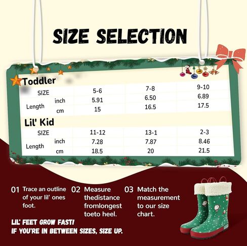 Toddler Rain Boots with Easy-On Handles – Waterproof Lightweight Non-Slip Rubber Boots for Boys & Girls, Cute Cartoon Patterns in Kuwait