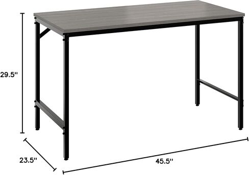 Safco Simple Gray Metal Work Desk in Saudi Arabia