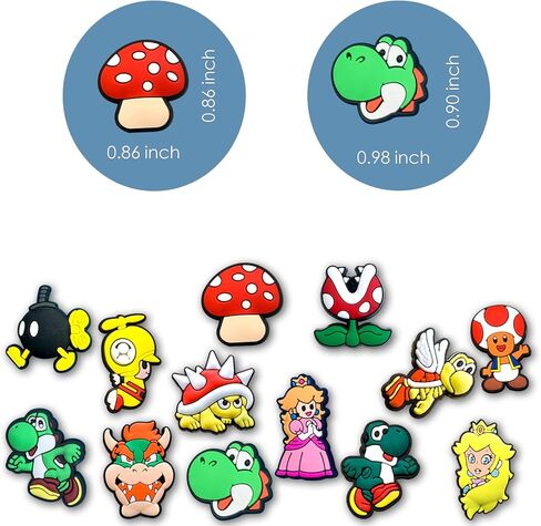 25 قطعة من زينة تزيين الأحذية للصنادل المسدودة، ملحقات أحذية الألعاب للبالغين (25) in Kuwait