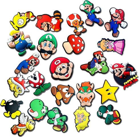 25 قطعة من زينة تزيين الأحذية للصنادل المسدودة، ملحقات أحذية الألعاب للبالغين (25) in Kuwait