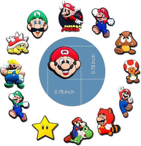 25 قطعة من زينة تزيين الأحذية للصنادل المسدودة، ملحقات أحذية الألعاب للبالغين (25) in Kuwait