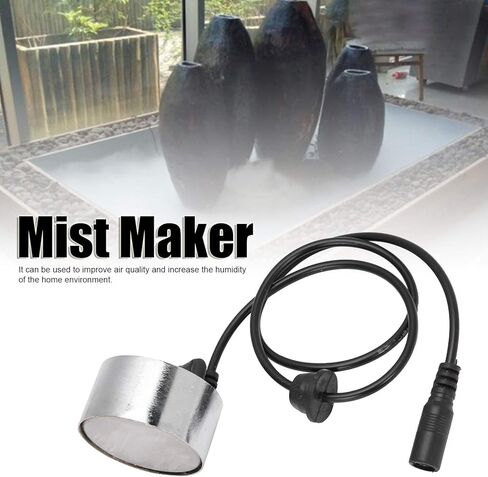 Aramox 60cm Mist Maker, Zinc Alloy Humidifier for Indoor Outdoor Fountain Fish with 24V Safe Operation for Home Office Ambience in Saudi Arabia