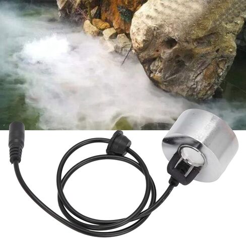 Aramox 60cm Mist Maker, Zinc Alloy Humidifier for Indoor Outdoor Fountain Fish with 24V Safe Operation for Home Office Ambience in Saudi Arabia