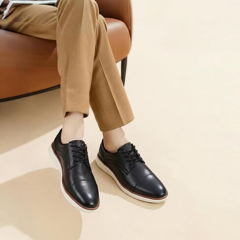 أحذية رياضية رسمية للرجال أحذية كاجوال للأعمال وينج تيب أكسفورد للرجال in Kuwait