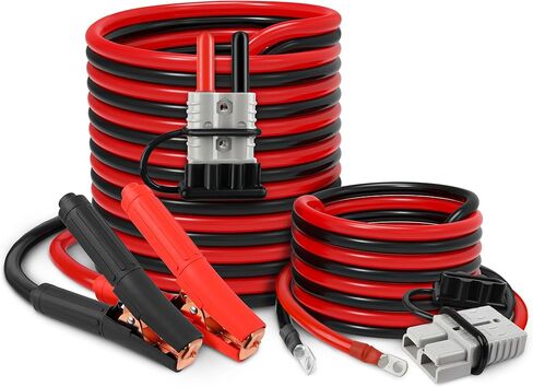 1 مقياس 30 قدم كابلات توصيل 1000 أمبير توصيل سريع مع حقيبة حمل كابلات توصيل معززة للسيارات للسيارات وسيارات الدفع الرباعي والشاحنات in Kuwait