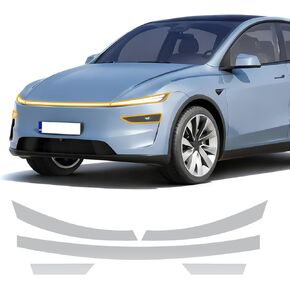 for Tesla Model Y Juniper 2025-2026 Full Coverage Front Bumper+ Hood Fender Precut Clear TPU PPF Paint Protective Film,Waterproof Anti Scratch Self-Healing External Protective Accessories Car Film in Saudi Arabia