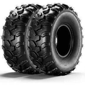 إطارات ATV/UTV مقاس 20x9.50-8، إطارات الطين لجميع التضاريس مقاس 20x9.50x8,4 طبقات، مداس اتجاهي، بدون أنابيب، مجموعة من 2 in Kuwait