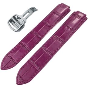 حزام ساعة من جلد العجل، لأساور بالون بلو دي كارتييه من النوع المحدب 14/16/18/20/22 ملم in Kuwait