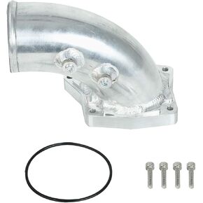 استبدال الكوع عالي التدفق لـ 2003-2007 F-ord F 250 F 350 F 450 F 550 6.0L Powerstroke Diesel (فضي) in Kuwait