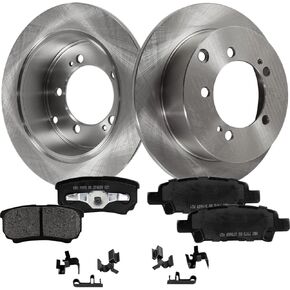 Replacement Rear Brake Disc and Pad Kit fits Mitsubishi Lancer 2004 2.4L (Rear, BRF Brakes) in Kuwait