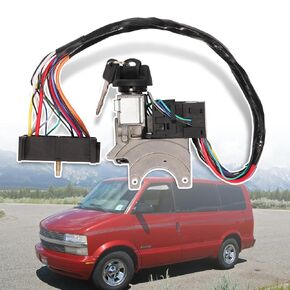 Ignition Starter Switch Lock Cylinder Assembly w/ 2 Keys Compatible with 2000 2001 2002 2003 2004 2005 Chevrolet Astro/Express 1500 2500 3500, GMC Safari/Savana 1500 2500 3500 in Kuwait