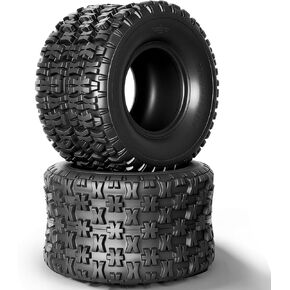 إطارات TRIBLE SIX مقاس 18x10-8 ATV/UTV، وإطارات الطين والمسارات مقاس 18x10x8 لجميع التضاريس، 4PR، بدون أنابيب، مجموعة من 2 in Kuwait