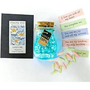 50 Blank Love Notes Memory Jar,Night Light positive jar,To My Mom Birthday Gifts Sentimental Keepsake,Meaningful Present for Women in Kuwait