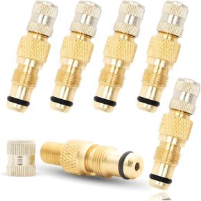 مجموعة جذع صمام إطارات الجرارات النحاسية، 6 قطع جذع صمام سائل هواء الجرار TR218A TR618A CH3 العلب الأساسية سيقان بديلة معدنية لمعدات المزرعة والمقطورات in Kuwait