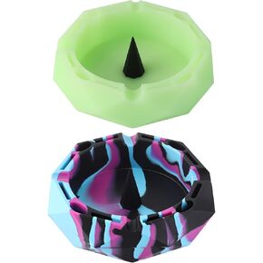 2 Packs Silicone Ashtray (Multicolor) in Saudi Arabia