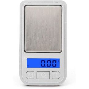ميزان إلكتروني محمول دقيق 100 جرام/0.01 جرام ميزان مجوهرات للجيب للهدايا وزن ذهبي ميزان منزلي ميزان النخيل in Kuwait
