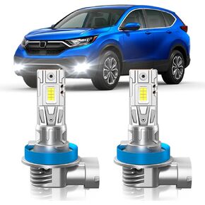 Fit for Honda CRV 2007-2021 Fog Light Bulbs or DRL, 6000K Cool White 700% Brightness, Real 1:1 Size Plug and Play, Pack of 2 in Kuwait