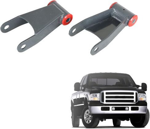 2 Inch Rear Drop Lowering Shackle Kit Replacement for 1999-2007 F250/F350/Super Duty 2WD in Saudi Arabia