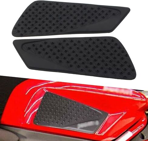 LIRU Motorcycle Rubber Gas Tank Traction Side Pad Gas Knee Grip Protector for Ducati 848 1098 1198 in Kuwait