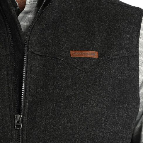 Cinch Men's Black Brushed Knit Vest Black L in Saudi Arabia
