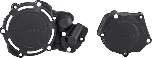 Acerbis X-Power Crankcase and Ignition/Clutch Cover Kit Black Compatible with Yamaha YZ250 2006-2026/YZ250X 2016-2026 - 2780690001 in Kuwait