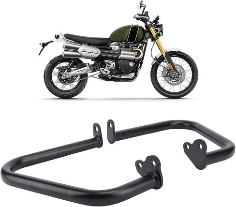 شريط حماية المحرك لجهاز Scrambler 1200 XC 2021 إلى 2024، 1200 XE 2021 إلى 2024، استبدال شريط حماية محرك الدراجة النارية، شريط معدني للدراجات النارية، واقي محرك الدراجة النارية in Kuwait