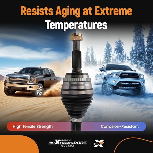 زوج maXpeedingrods (2) مجموعة عمود المحور الأمامي لسيارة Toyota Camry 2002-2009، Highlander FWD 2001-2007، Solara 2004-2008، L4 2.4L، جانب السائق والراكب 66-5245، 66-5247 in Kuwait