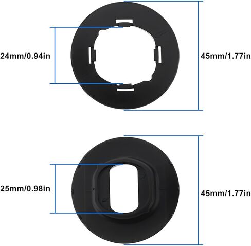 4X Car Floor Mat Fastening Non-Slip Snap Buckles Compatible with Toyota Car Carpet, Black in Saudi Arabia