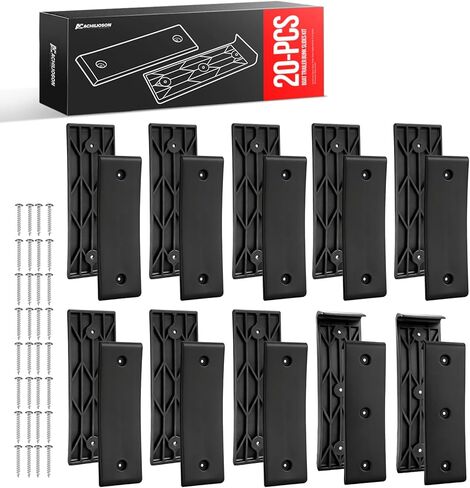 10 pcs Boat Trailer Bunk Slides Kit,Boat Trailer Bunk Slide Pads and Enders Boat Trailer Bunk Slicks for Easier Launching,- 8 Pads (3"x10") + 2 Bunk Enders in Saudi Arabia
