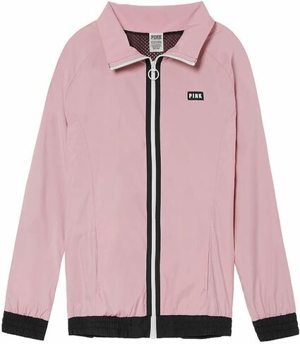 Victoria's Secret Pink Anorak Windbreaker Jacket Full Zip Color Rose Pink Size XS/Small New in Saudi Arabia