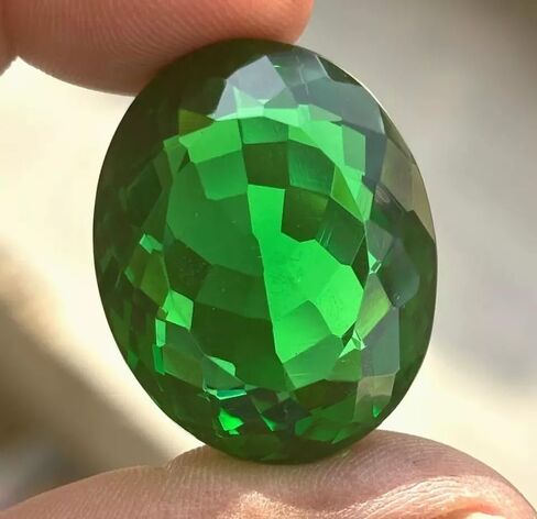 Natural 100 Ct+ Colombian Green Emerald Certified Oval Shape Loose Gemstone Collectible Gems Stone For Making Jewelry in Saudi Arabia