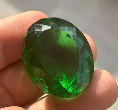 Natural 100 Ct+ Colombian Green Emerald Certified Oval Shape Loose Gemstone Collectible Gems Stone For Making Jewelry in Saudi Arabia