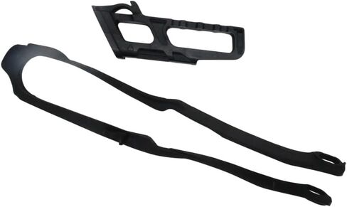 Polisport Motocross Motorcycles (MX) Chain Guide + Chain Slider for Kawasaki KX250F (2017-2020) and KX450F (2016-2018) Dirt Bikes - OEM Quality TPU Chain Guide & Slider, Durable, Black in Saudi Arabia
