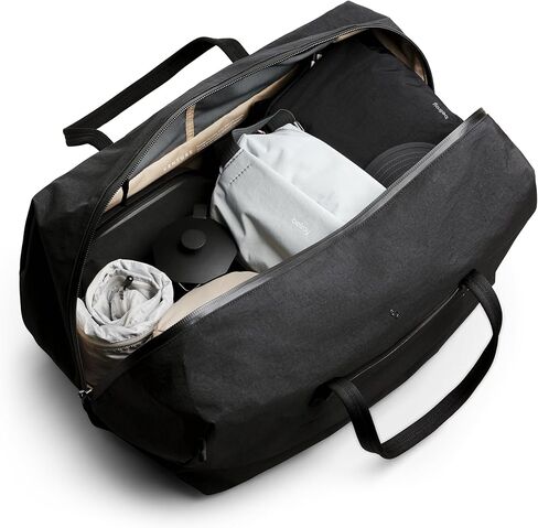 Bellroy Venture Ready Duffel 55L (حقيبة سفر كبيرة الحجم مع تنظيم انسيابي ومواد متينة) - أسود in Saudi Arabia
